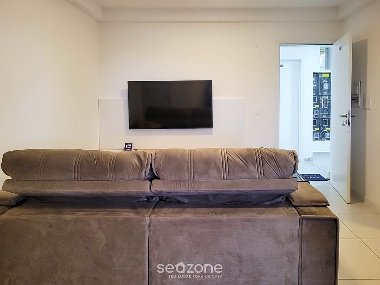 Apto c/ churrasq e vista a 400m da Praia SKL1604