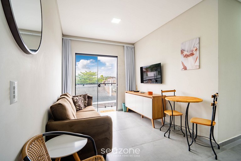 Apto moderno con balcón en Campeche CRN101