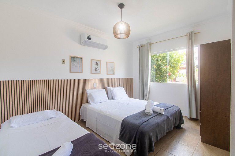 Apto c/ Churrasqueira a 500m da Praia PBT1003