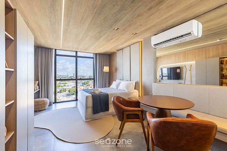 Estúdio em Prédio c/ Piscina na Orla NWT1120