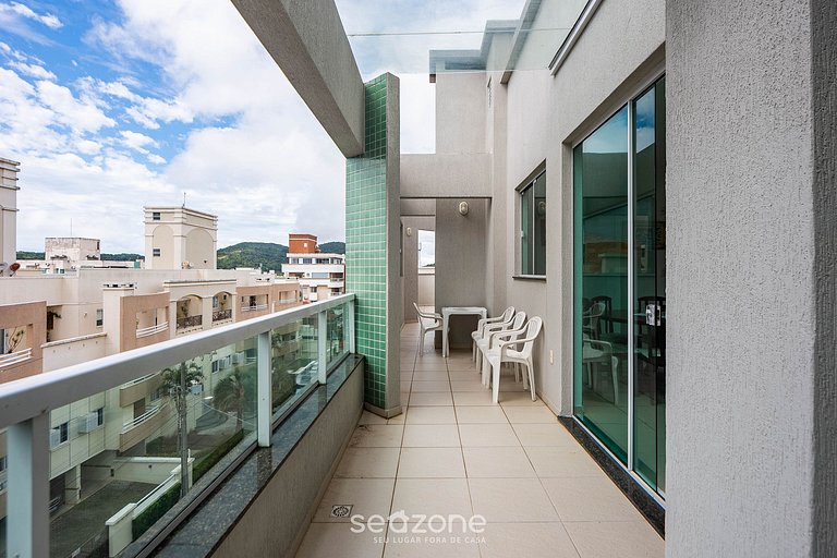 Apto c/ balcón y parrilla a 250 m del mar MRS0402