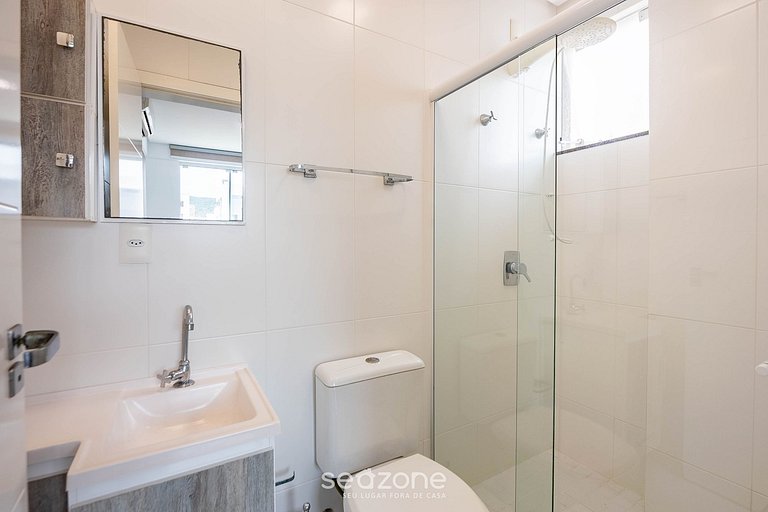 Apto c/ balcón y parrilla a 250 m del mar MRS0402