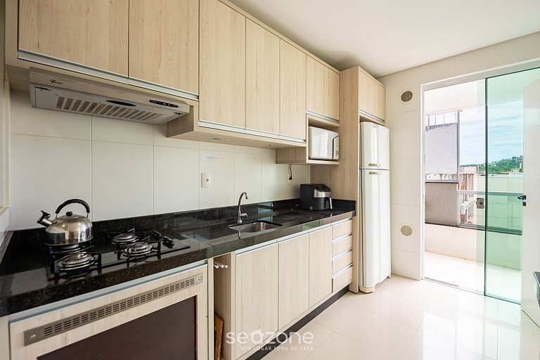 Apto c/ balcón y parrilla a 250 m del mar MRS0402