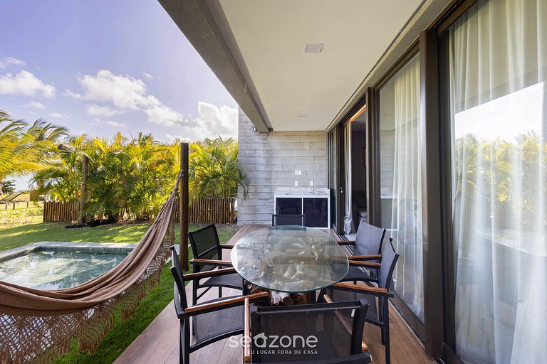 Casa à beira-mar c/ Piscina e churrasq. GRE0040