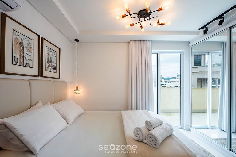 Apto c/ piscina y parrilla, 280m del mar IMD0502