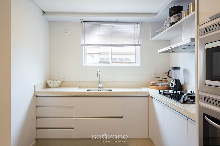 Apto c/ piscina y parrilla, 280m del mar IMD0502