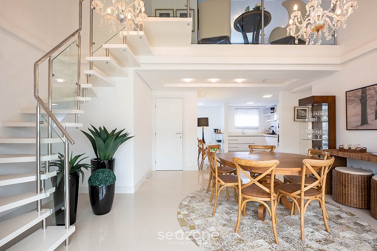 Apto c/ piscina y parrilla, 280m del mar IMD0502