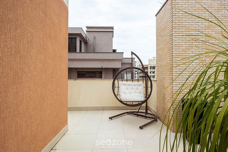 Apto c/ piscina y parrilla, 280m del mar IMD0502