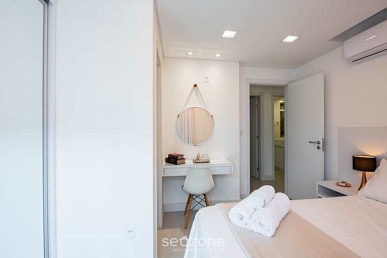 Apto c/ piscina y parrilla, 280m del mar IMD0502