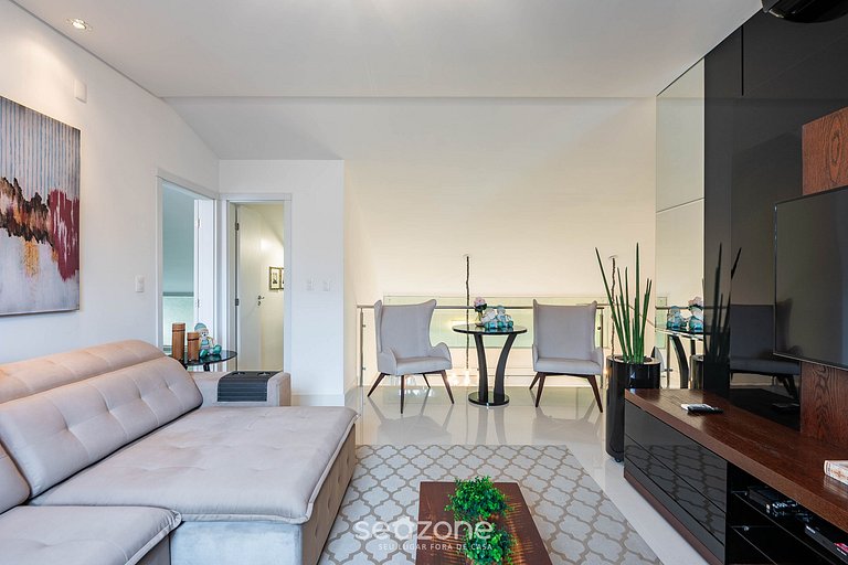 Apto c/ piscina y parrilla, 280m del mar IMD0502