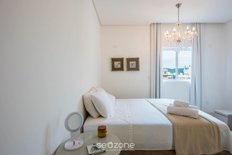 Apto c/ piscina e churrasq., 280m da praia IMD0502