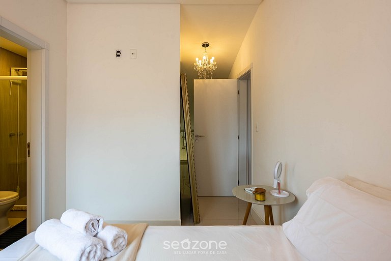 Apto c/ piscina e churrasq., 280m da praia IMD0502