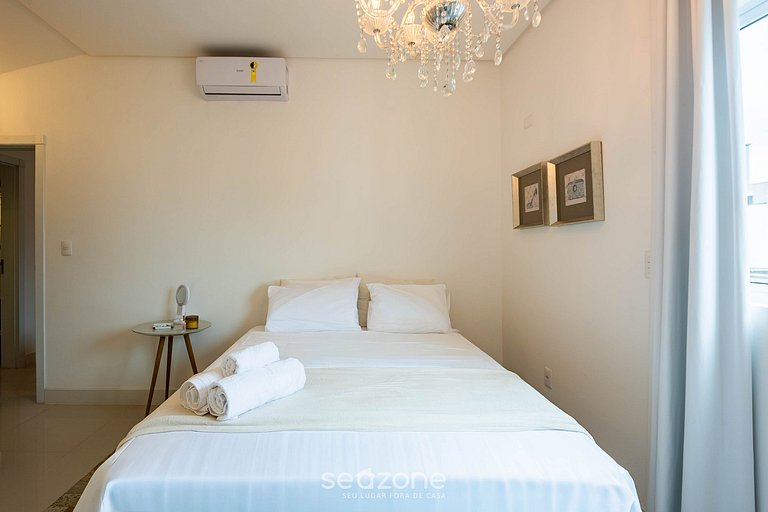 Apto c/ piscina e churrasq., 280m da praia IMD0502