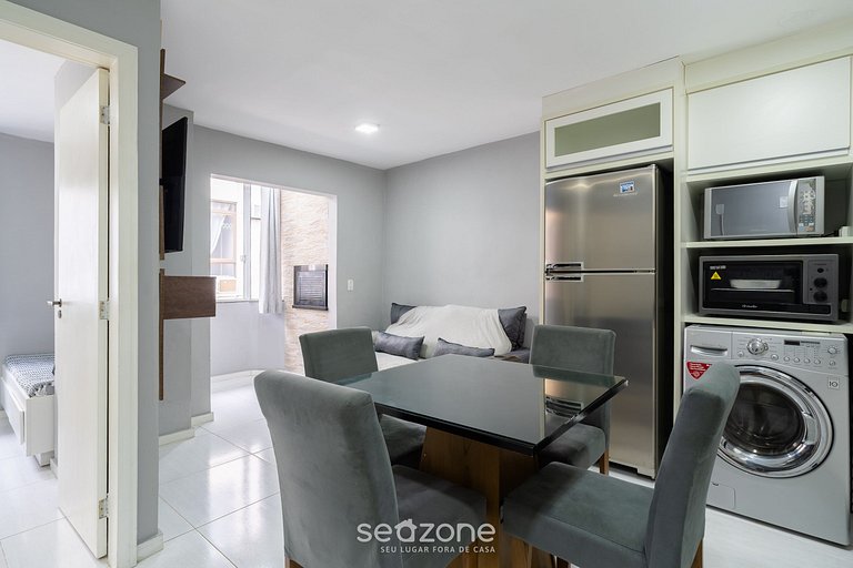 Apto 1QT a 500 m da Praia de Canasvieiras GAL0209