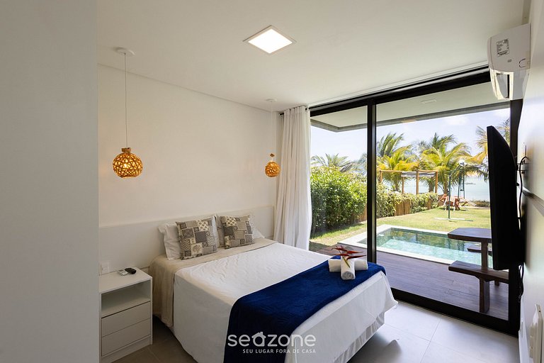 Casa frente al mar c piscina y barbacoa GRE0036