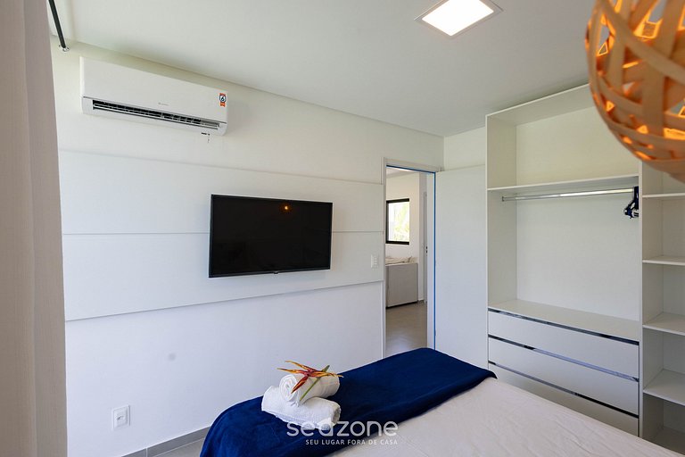 Casa pé na areia c Piscina e churrasqueira GRE0036