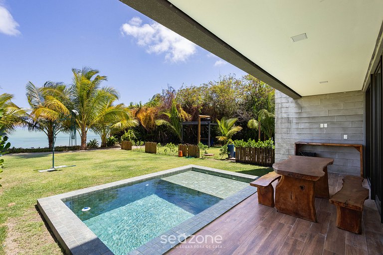 Casa frente al mar c piscina y barbacoa GRE0036