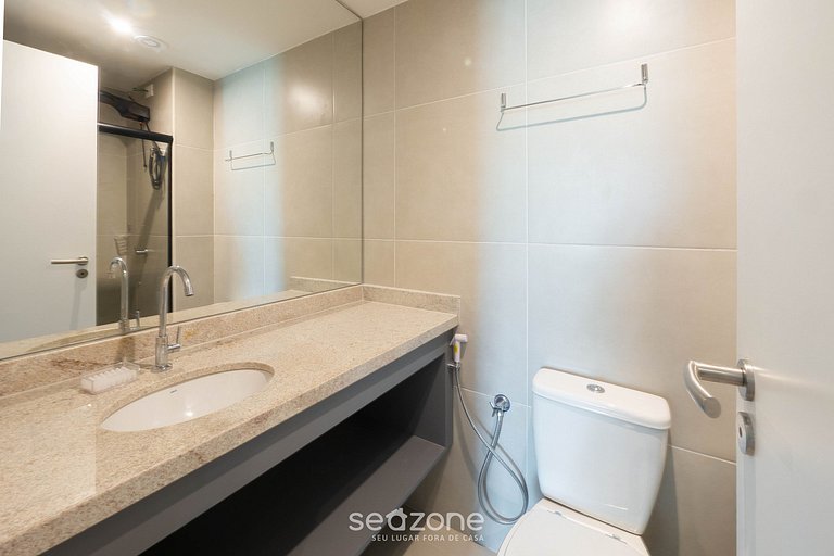 Estúdio em cond. Beira-mar, Jardim Armação ARU0731