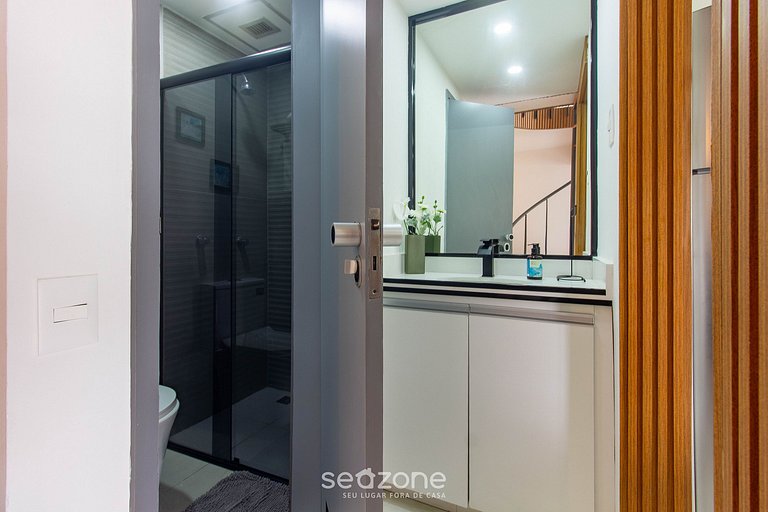 Apt en cond. c/ piscina, 500 m de Paulista TNP0713