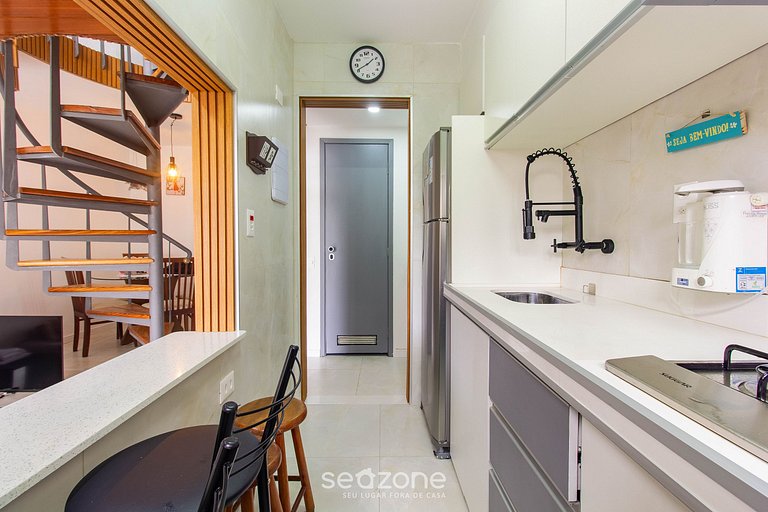 Apt en cond. c/ piscina, 500 m de Paulista TNP0713