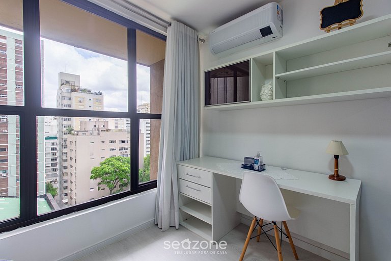 Apt en cond. c/ piscina, 500 m de Paulista TNP0713