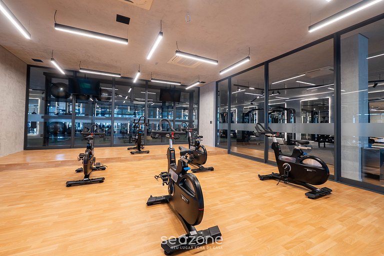 Estudio en edif. frente mar Jardim Armação ARU0731