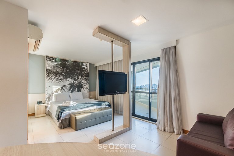 Estudio en hotel con piscina y gimnasio MSB1208