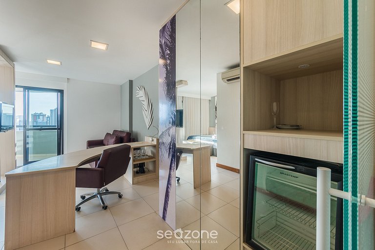 Estudio en hotel con piscina y gimnasio MSB1208