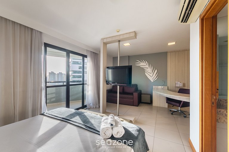 Estudio en hotel con piscina y gimnasio MSB1208