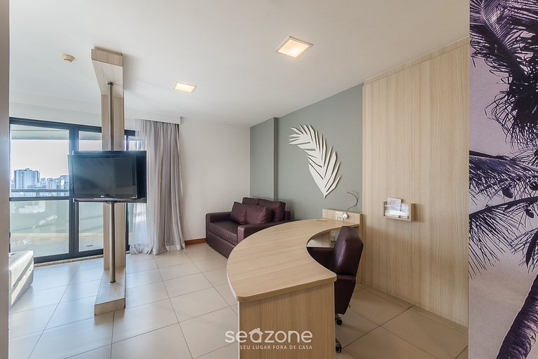 Estudio en hotel con piscina y gimnasio MSB1208