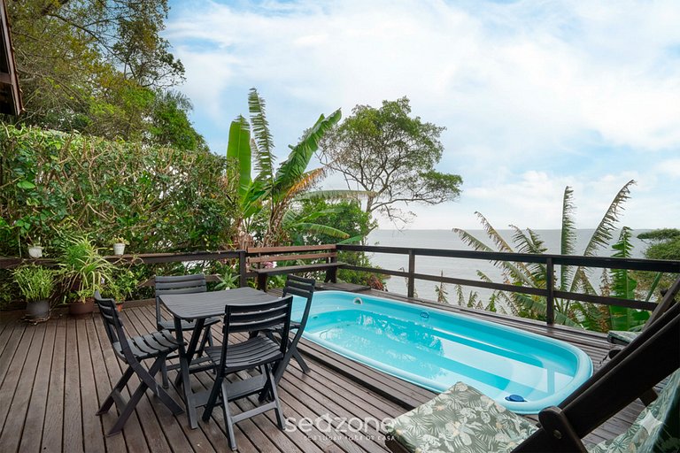 Casa vista mar c/ piscina e acesso à praia IZE0016