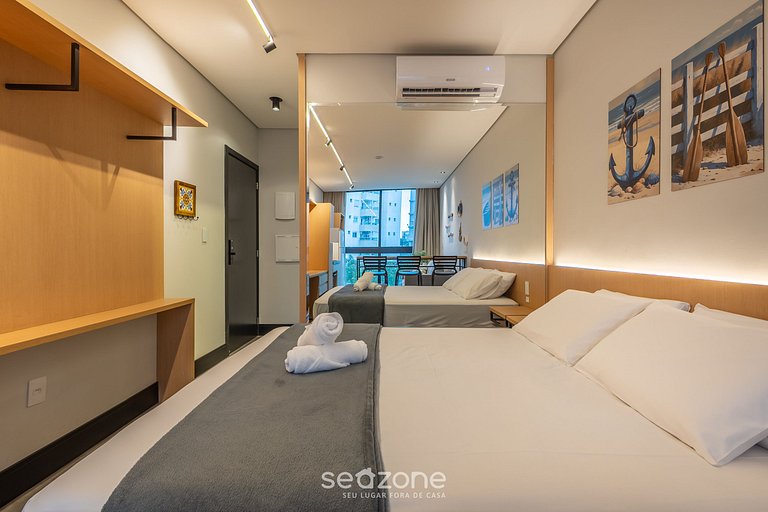 Studio moderno prox da praia - BSO0204