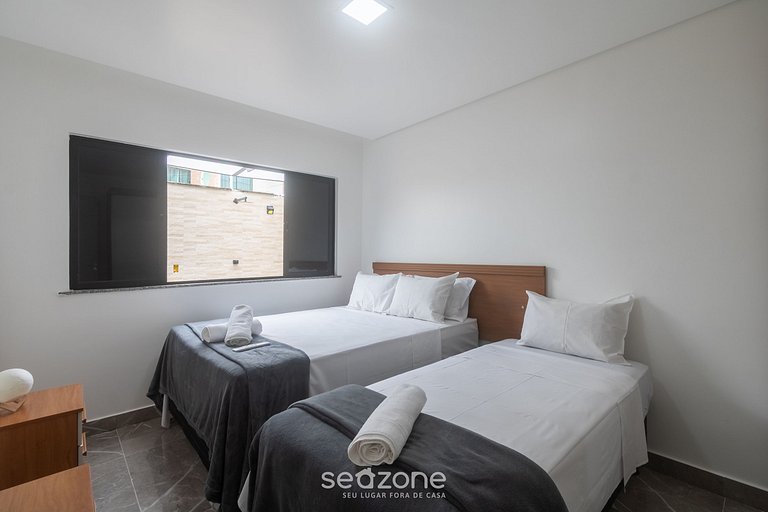 Apto a 350 m da praia em cond. c/ piscina PRY0001