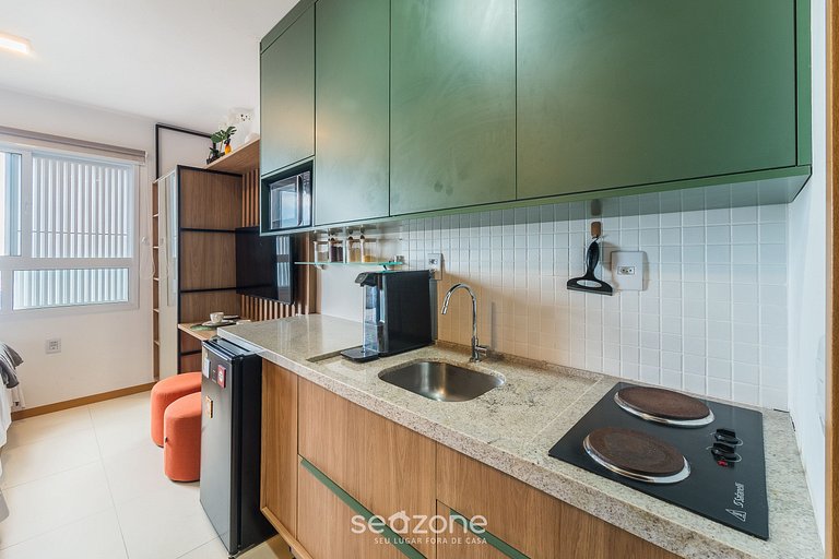 Estudio vista mar, 160 m de la playa SAA0817