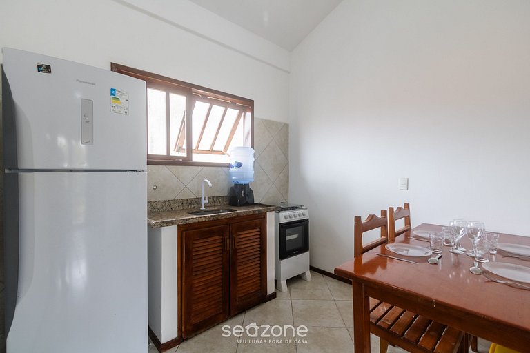 Apto a 500 m del mar en cond. con piscina ENL0007