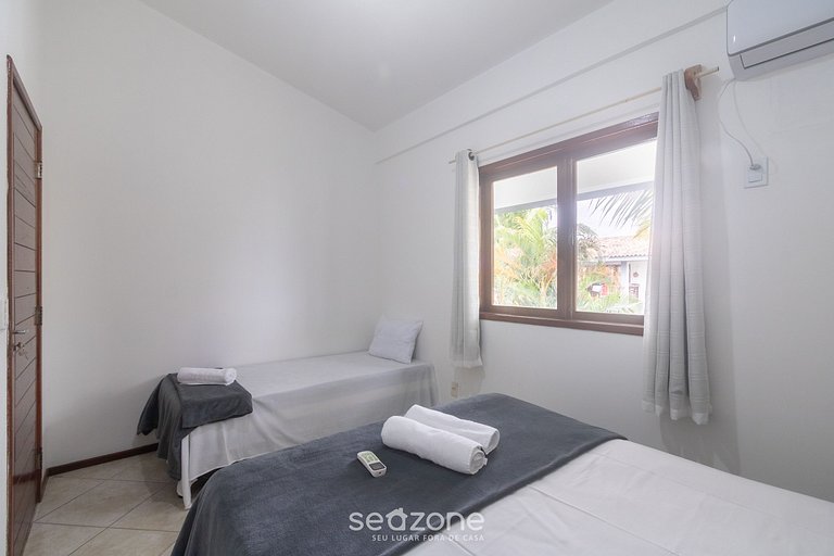 Apto a 500 m del mar en cond. con piscina ENL0007