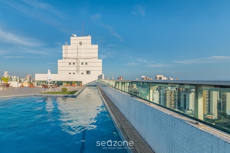 Apto em cond. c/ piscina e academia - IBF1607