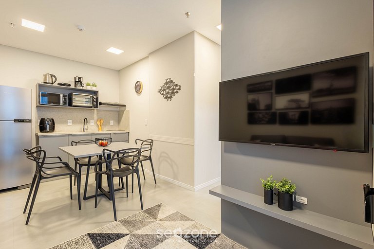 Apto a 220m da praia com varanda gourmet – FFS0905