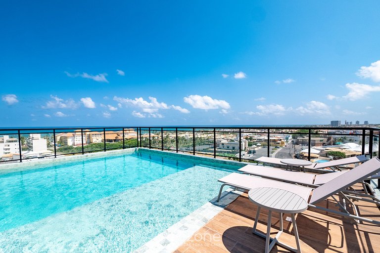 Studio c/ varanda em cond. c/ piscina - CLF0417