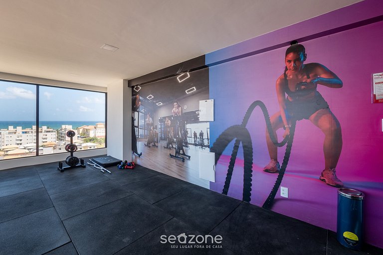 Studio c/ varanda em cond. c/ piscina - CLF0417