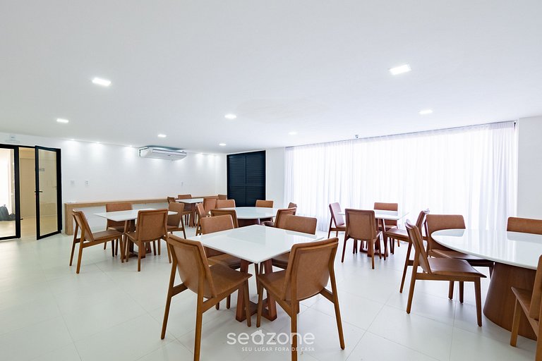 Estudio a 280m del mar en edif. c/ piscina CLF0402