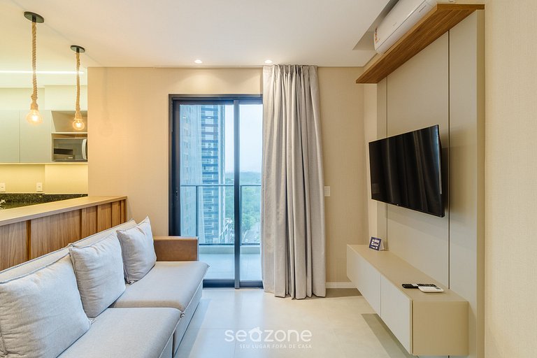 Apto c/ balcón cerca del mar y Hard Rock FFS1309