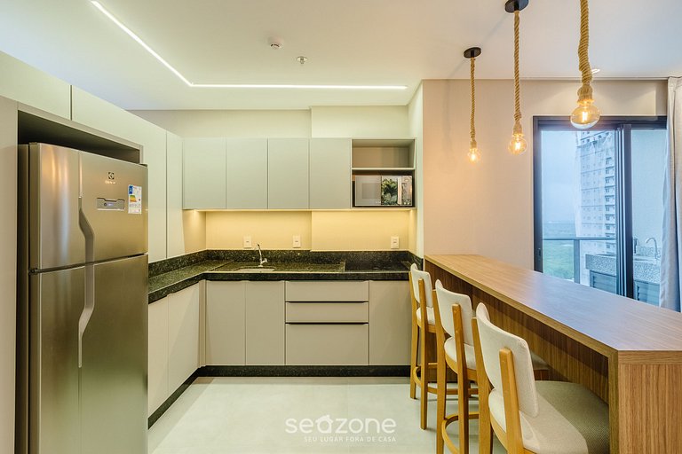 Apto c/ balcón cerca del mar y Hard Rock FFS1309