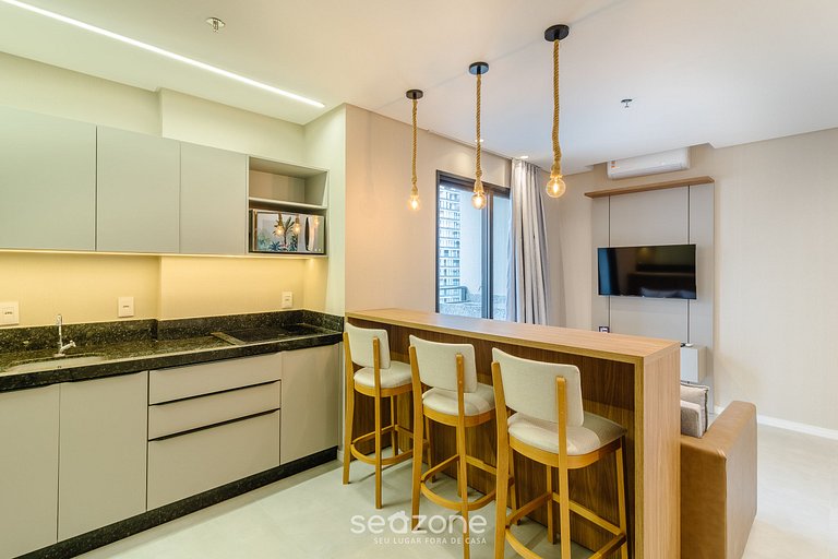 Apto c/ balcón cerca del mar y Hard Rock FFS1309