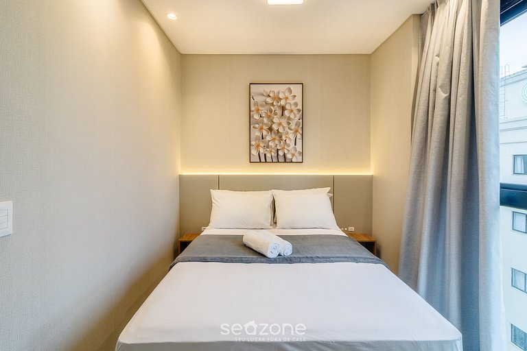 Apto c/ varanda prox ao mar e ao Hard Rock FFS1309