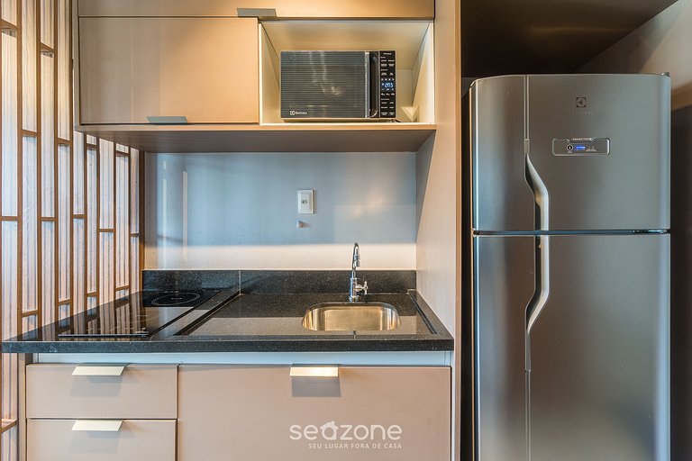 Studio a 220 m del mar, condo. c/ piscina BPM0909