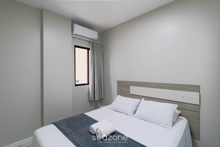 Apto c/ balcón y barbacoa a 150 m del mar EOO0203