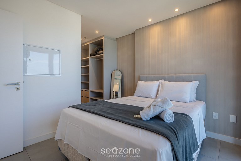 Apto 1H c/ vista mar y gym 280m playa MHF1807