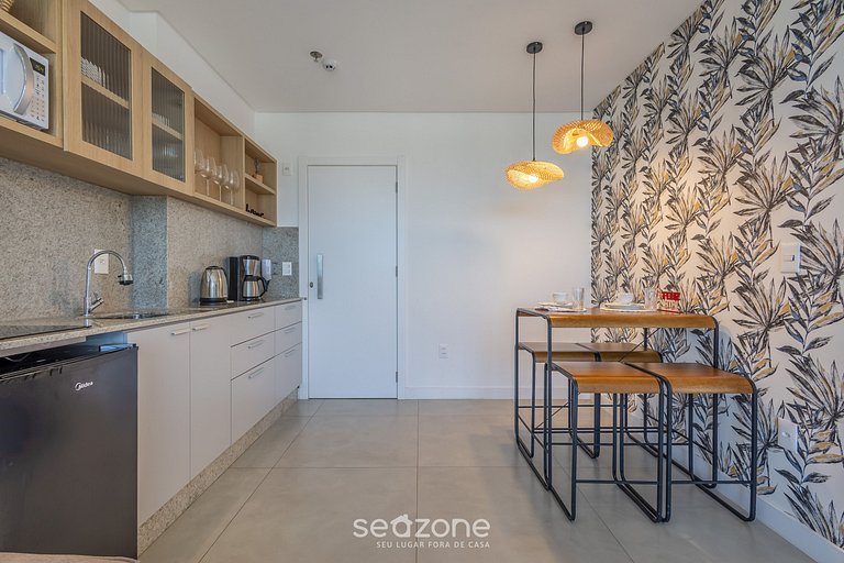 Apto 1H c/ vista mar y gym 280m playa MHF1807