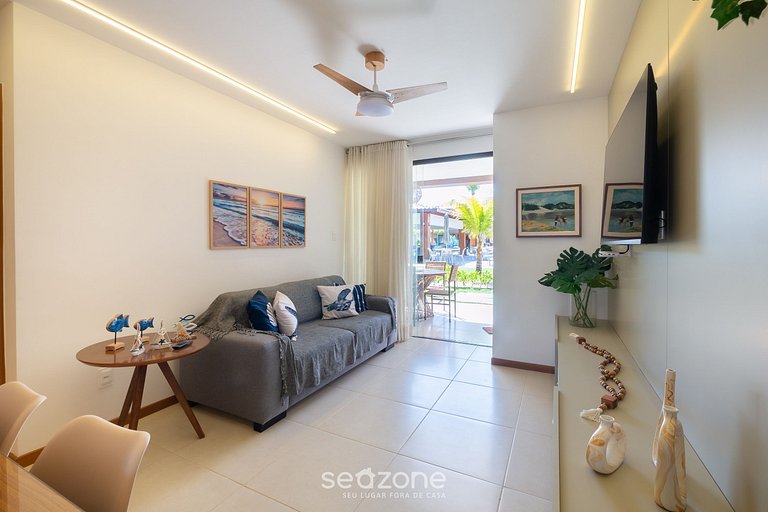 Apto en Condominio c/ Piscina y Parrilla VBR0020